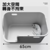 【POPOCOLA 波波卡拉】走廊式全封閉超大貓砂盆（附貓砂鏟）